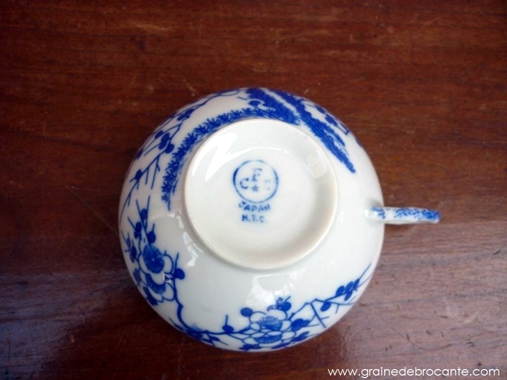 Ancienne théière japonaise en porcelaine – La Brocantique